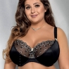 Marlene Unlined Black Sheer Lace Bra