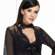 Mistique - Ultra Sheer Black Robe