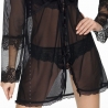 Mistique - Ultra Sheer Black Robe