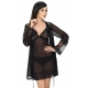 Mistique - Ultra Sheer Black Robe