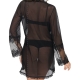 Mistique - Ultra Sheer Black Robe