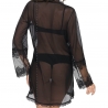 Mistique - Ultra Sheer Black Robe