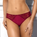 Rania - Red Sheer Lace Bikini Panties