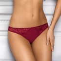 Sheer Lace Thongs Red - Rania