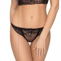 Sheer Lace Thongs Black - Hipnotic