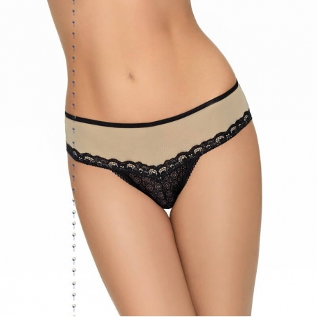 Venus - Black Sheer Tulle Thongs