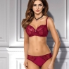 Rania - Red Sheer Lace Bra for Large Sizes