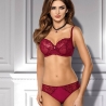 Rania - Red Sheer Lace Bikini Panties