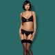 Gretia - Black Underwire Bra Set