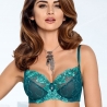 Leticia - Green See Through Bra Plus Sizes