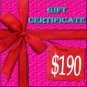 $190 Lacy Hint :: Gift Certificate 