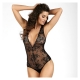 Black Diamond - Black Sheer Lace Bodysuit