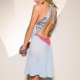 Aquila - Blue Coral Open Back Chemise