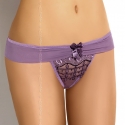 Violet - Mesh Thongs: M
