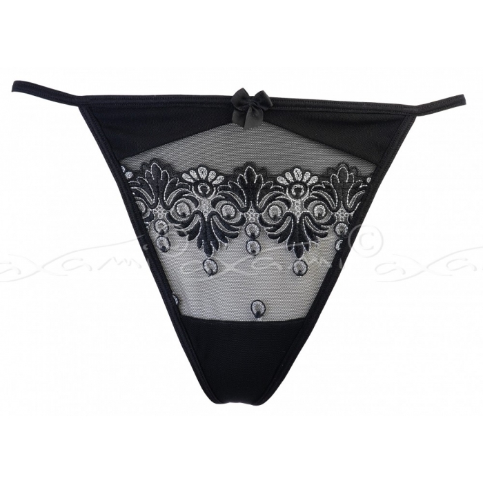 Bell - Black Mesh G-String