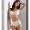 Quince - Light Cream Lace High Waist Brief