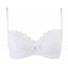 Primrose - White Sheer Balconette Bra