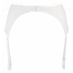 Primrose - White Sheer Garter Belt