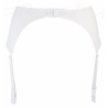 Primrose - White Sheer Garter Belt