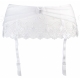 Primrose - White Sheer Garter Belt