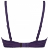 Venetian Mirror 4 - Purple Strappy Lace Sheer Balconette Bra