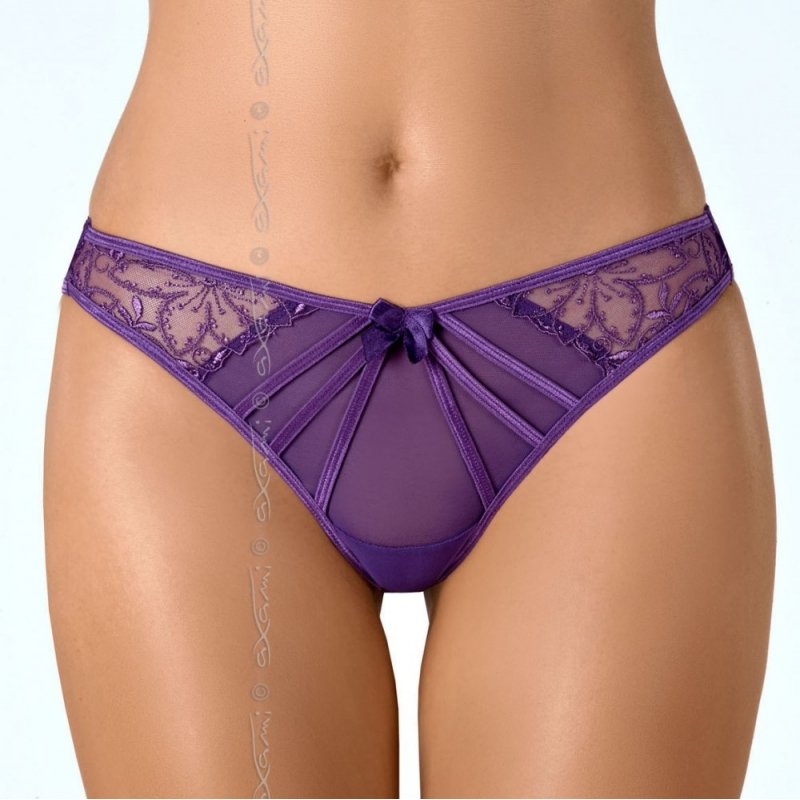 purple mesh pants