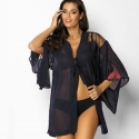 Blue Ink - Sheer Robe: M