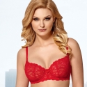 Lily - Red Lace Bra: 38DD, 38DDD