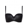 Sky is The Limit - Black Strapless Push up Balconette