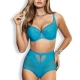 Twist - Turquoise High Waist Brief