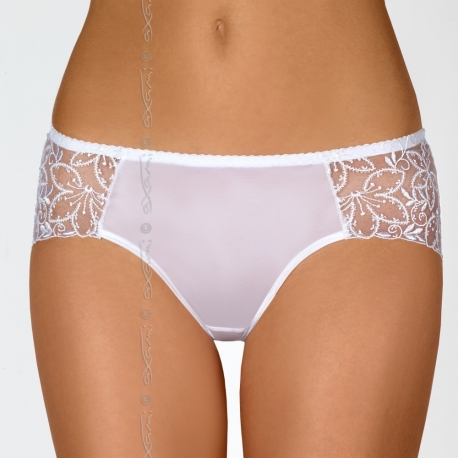 Vin Blanc - White Mesh Bikini Panties