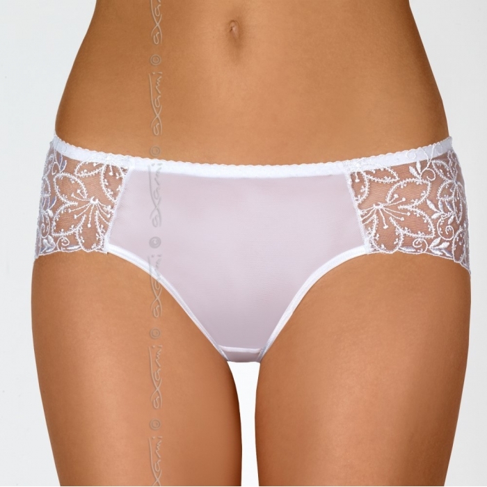 Vin Blanc - White Mesh Bikini Panties
