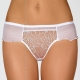 Vin Blanc - White Mesh Cheeky Panties