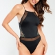 Java - Cross Back Thong Bodysuit