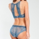 Wish - Blue Lace Push up Bra