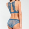 Wish - Blue Lace Push up Bra