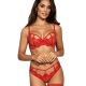 Seductive Woman 2 - Red Lined Balconette