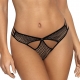 Seductive Woman 7 - Black Strappy Thongs