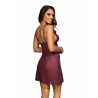 Malaga Loca 4 - Plum Sheer Babydoll