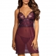 Malaga Loca 4 - Plum Sheer Babydoll