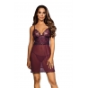 Malaga Loca 4 - Plum Sheer Babydoll