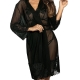 Hot Sevilla Robe - Black Mesh