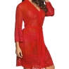 Hot Sevilla Red - Sheer Robe