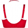 Sexy Plus Line - Red Sheer Underwire Bra