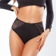 Glow - Black Lace Maxi Brief