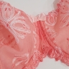 Lovely - Peach Mesh Balconette Bra