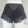 Glow - Black Satin Night Set Shorts