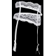 Angelic - White Lace Garter Belt