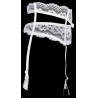 Angelic - White Lace Garter Belt