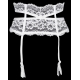 Angelic - White Lace Garter Belt